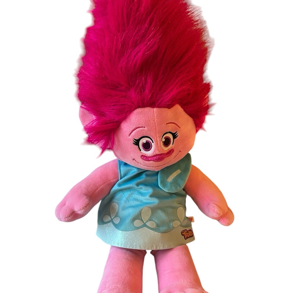Build-A-Bear DreamWorks Trolls‎ Poppy Plush 22” w/ Dress